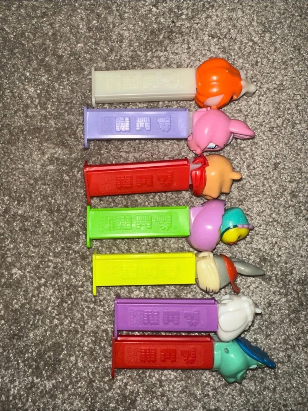 PEZ Kids Candy Dispenser Variety Pack - Assorted Colors vintage